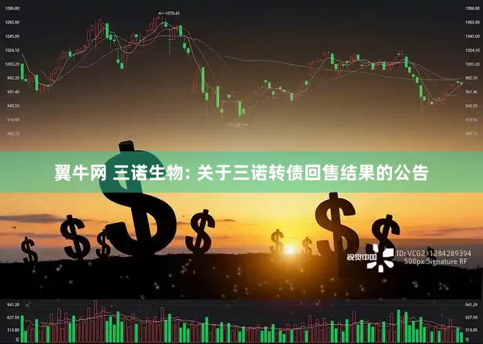 翼牛网 三诺生物: 关于三诺转债回售结果的公告