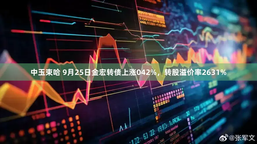 中玉束哈 9月25日金宏转债上涨042%，转股溢价率2631%